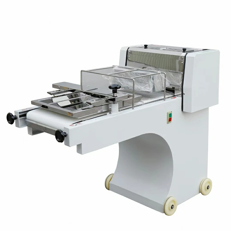 Automatic Dough Moulder – 10-600g Capacity, Food-Grade Belt, Hard Alloy Rollers for Bread & Toast Shaping