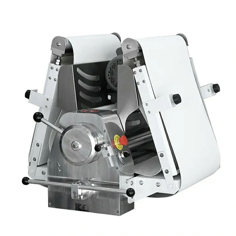 Tabletop Dough Sheeter – 450mm Width, Stainless Steel, Imported Belt, Emergency Stop for Continuous Production