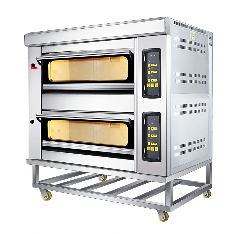 Double-Deck Four-Tray Gas Oven